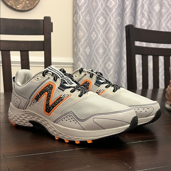 New Balance 410v8 Shoes Sneakers 410 V8 grey orange Mens Size 13 4E Extra Wide - Picture 1 of 12